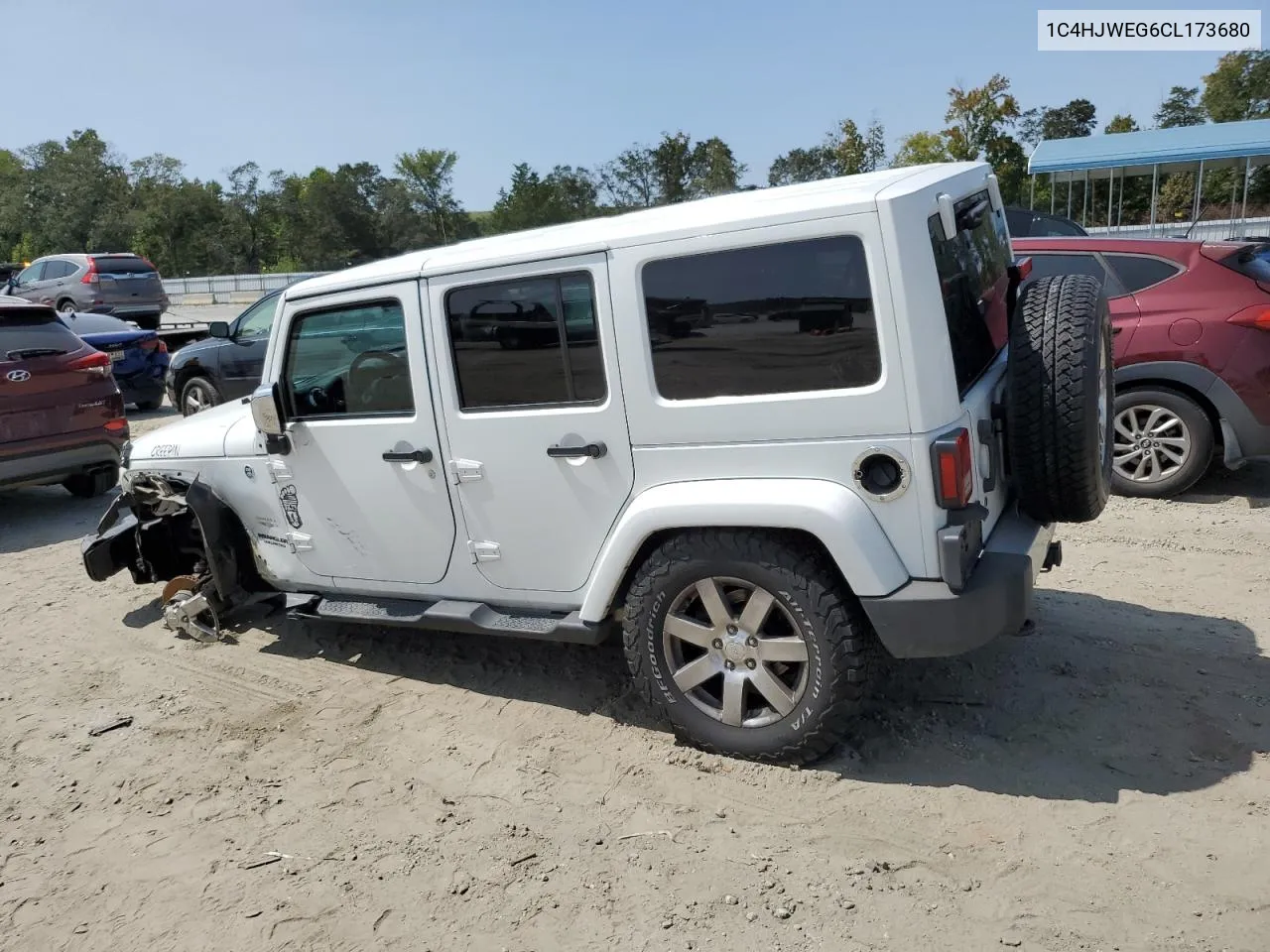 2012 Jeep Wrangler Unlimited Sahara VIN: 1C4HJWEG6CL173680 Lot: 70651874