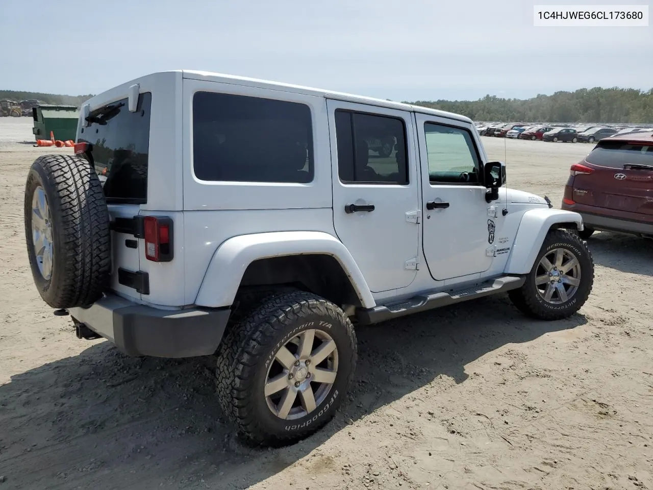 2012 Jeep Wrangler Unlimited Sahara VIN: 1C4HJWEG6CL173680 Lot: 70651874