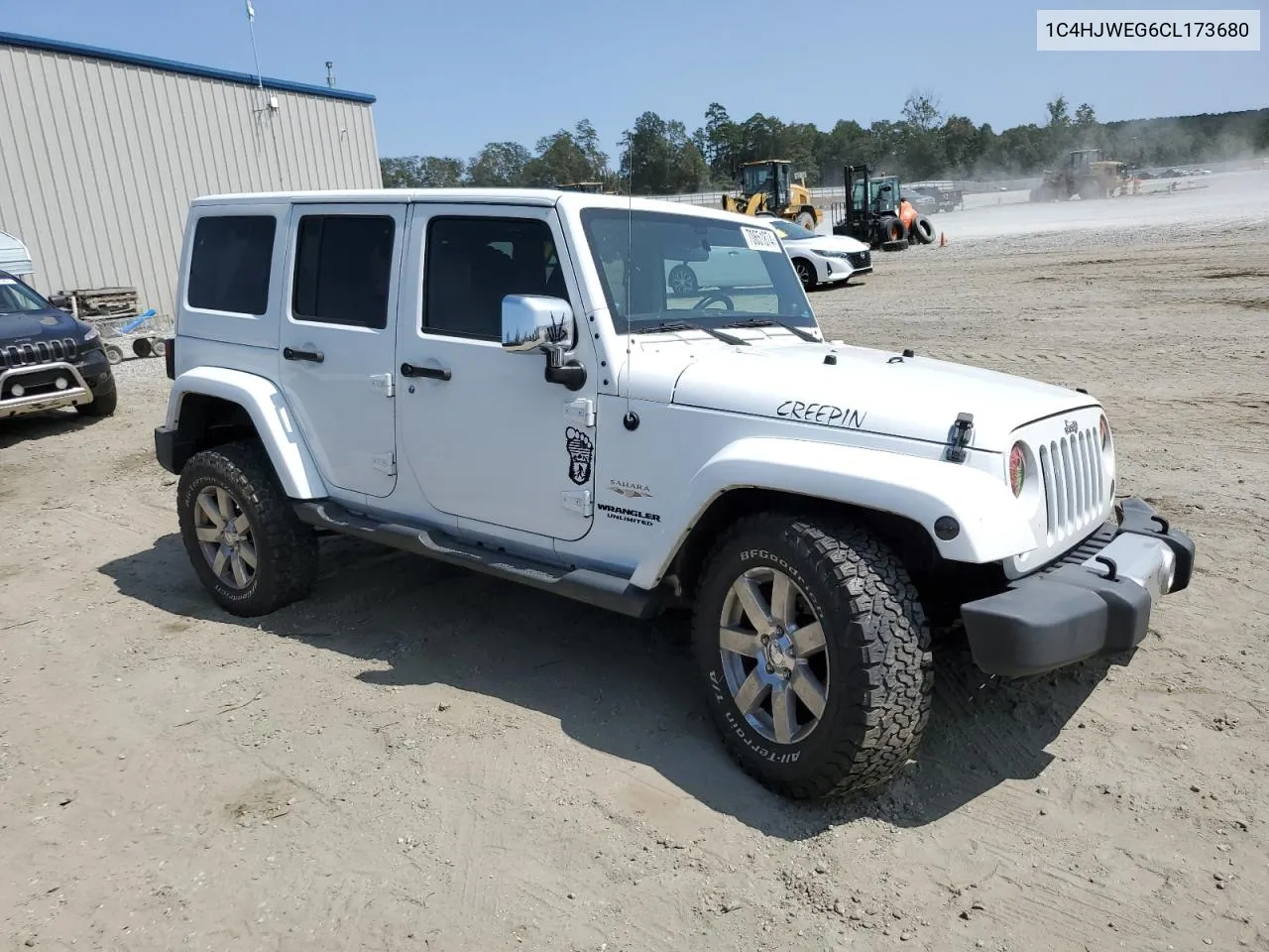 2012 Jeep Wrangler Unlimited Sahara VIN: 1C4HJWEG6CL173680 Lot: 70651874