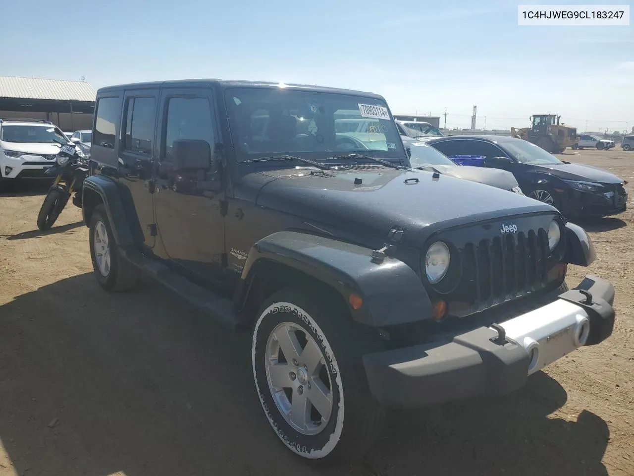 2012 Jeep Wrangler Unlimited Sahara VIN: 1C4HJWEG9CL183247 Lot: 70903114