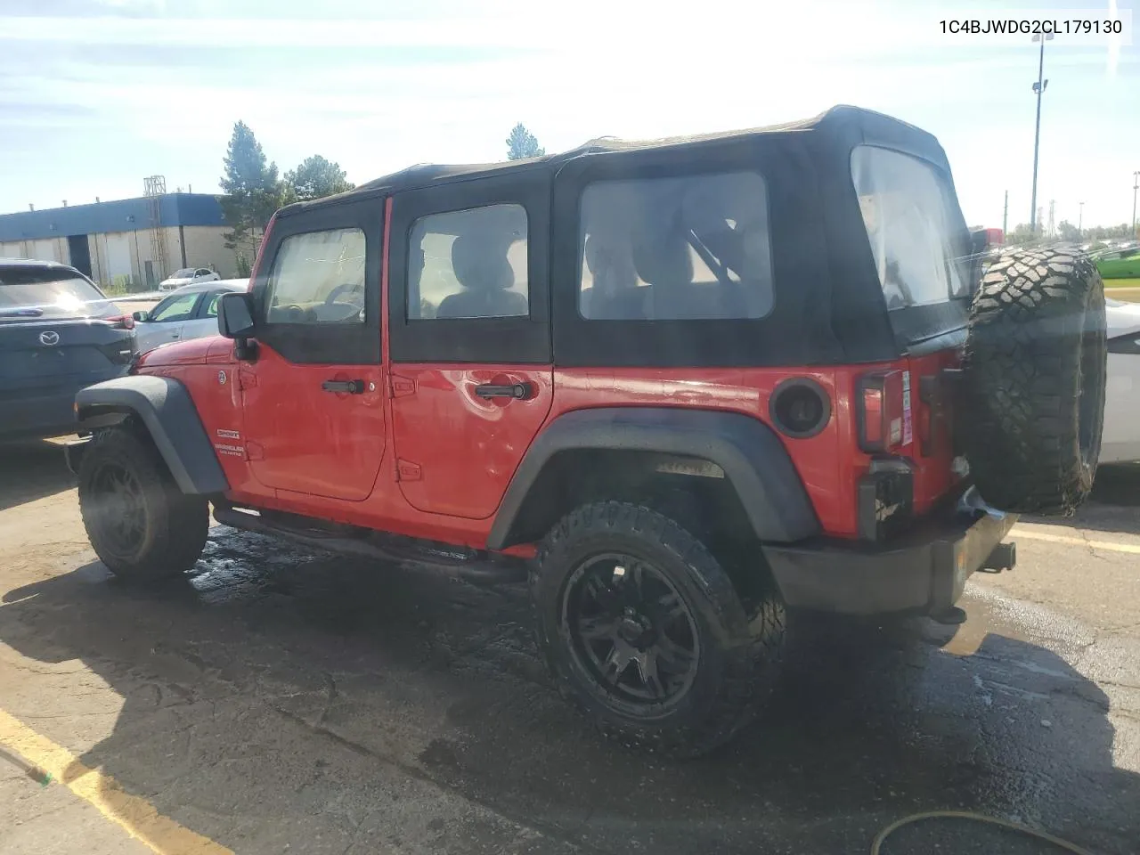 2012 Jeep Wrangler Unlimited Sport VIN: 1C4BJWDG2CL179130 Lot: 70985234