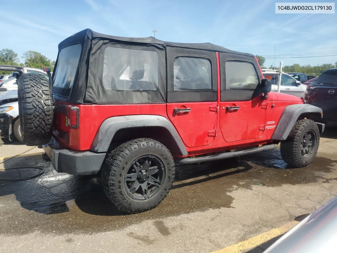 2012 Jeep Wrangler Unlimited Sport VIN: 1C4BJWDG2CL179130 Lot: 70985234