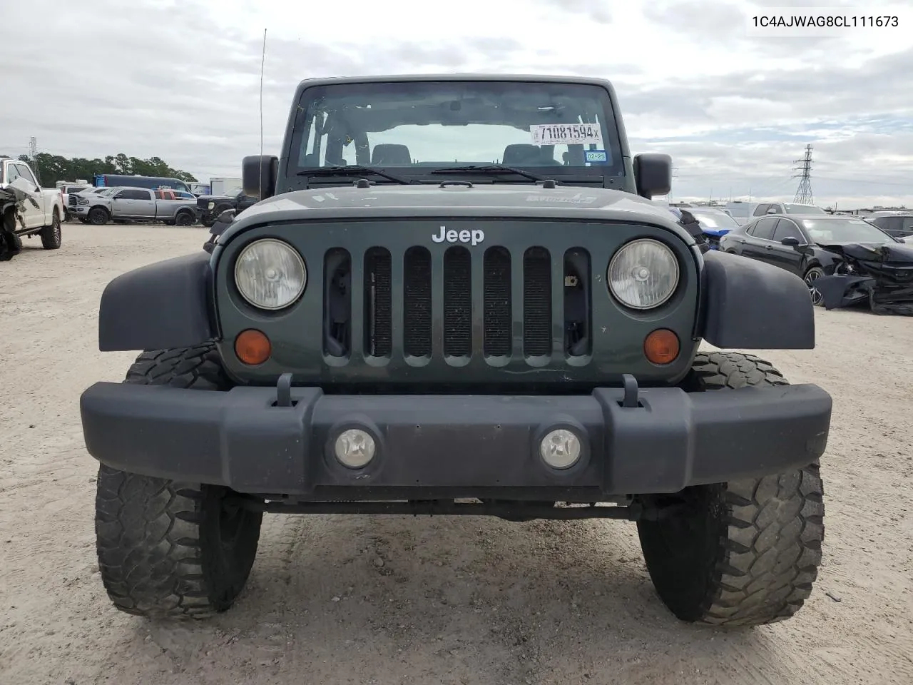 1C4AJWAG8CL111673 2012 Jeep Wrangler Sport