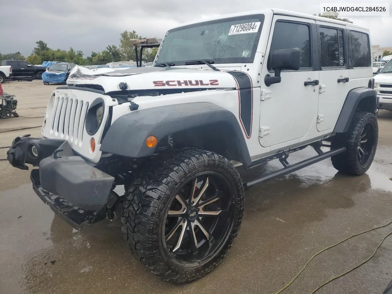 1C4BJWDG4CL284526 2012 Jeep Wrangler Unlimited Sport