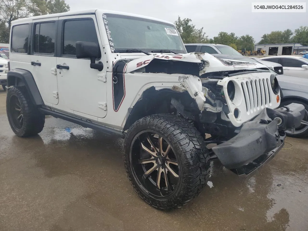 2012 Jeep Wrangler Unlimited Sport VIN: 1C4BJWDG4CL284526 Lot: 71296084