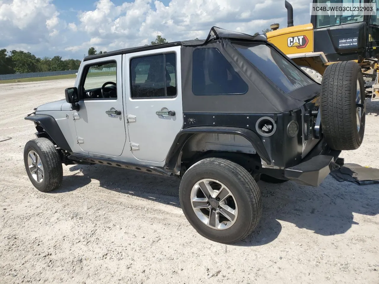 2012 Jeep Wrangler Unlimited Sahara VIN: 1C4BJWEG3CL232903 Lot: 72023574