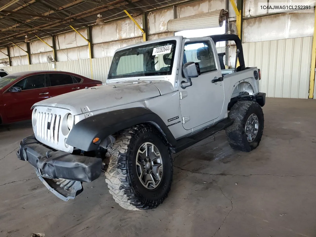 2012 Jeep Wrangler Sport VIN: 1C4AJWAG1CL252391 Lot: 72282644