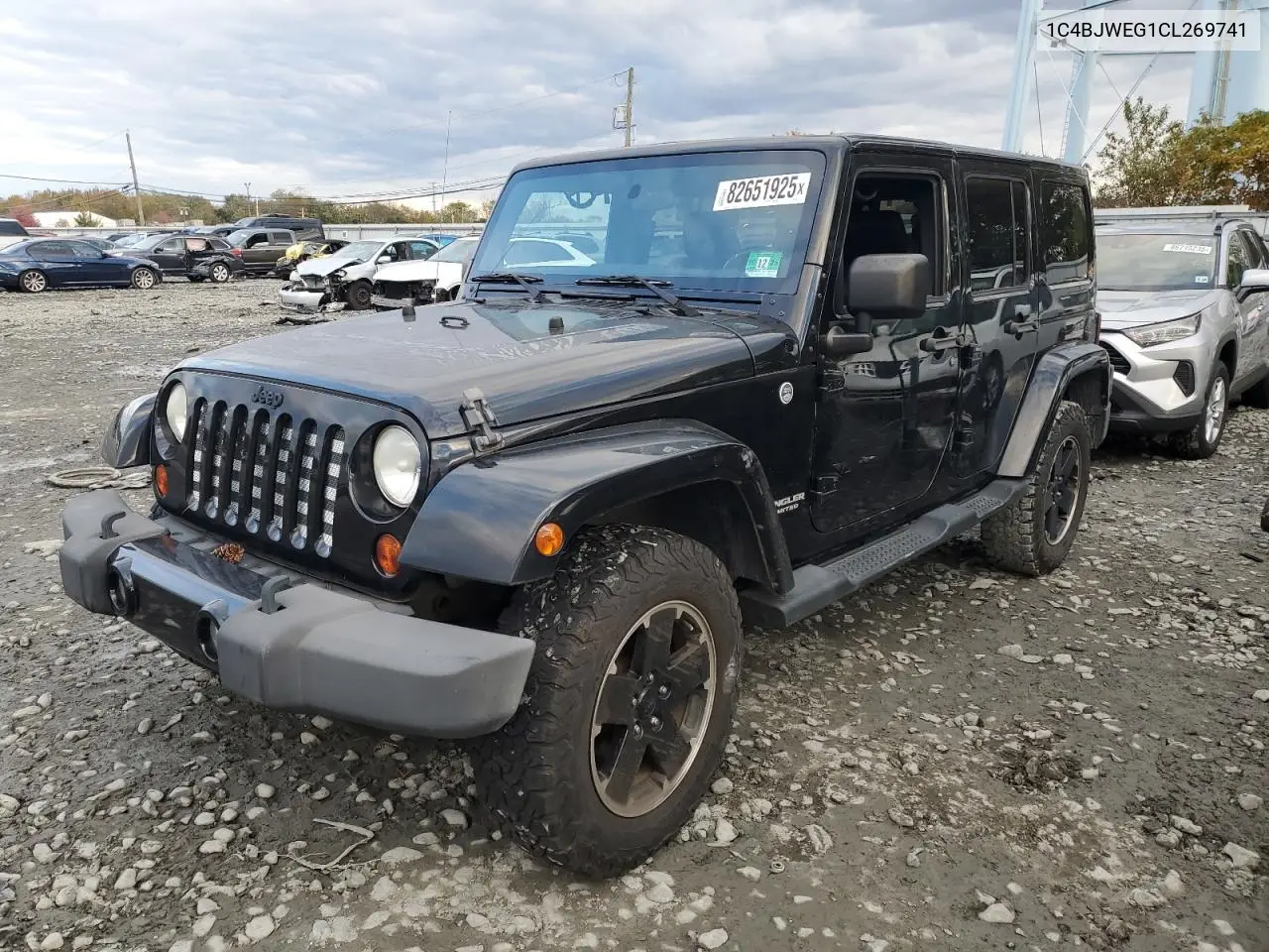 1C4BJWEG1CL269741 2012 Jeep Wrangler Unlimited Sahara