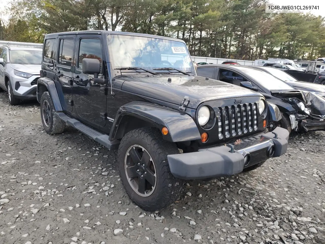 1C4BJWEG1CL269741 2012 Jeep Wrangler Unlimited Sahara
