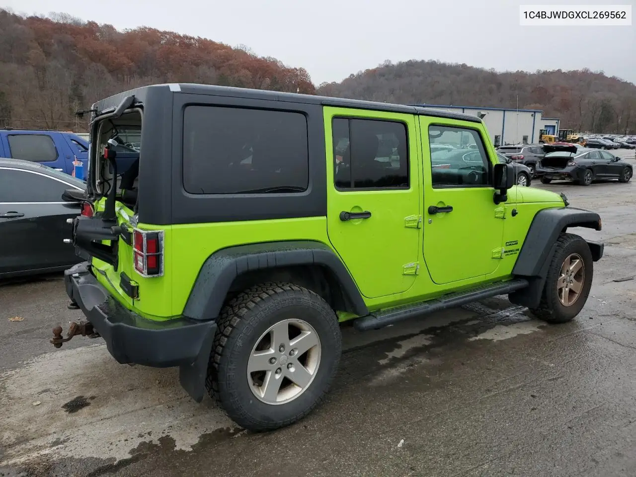 1C4BJWDGXCL269562 2012 Jeep Wrangler Unlimited Sport