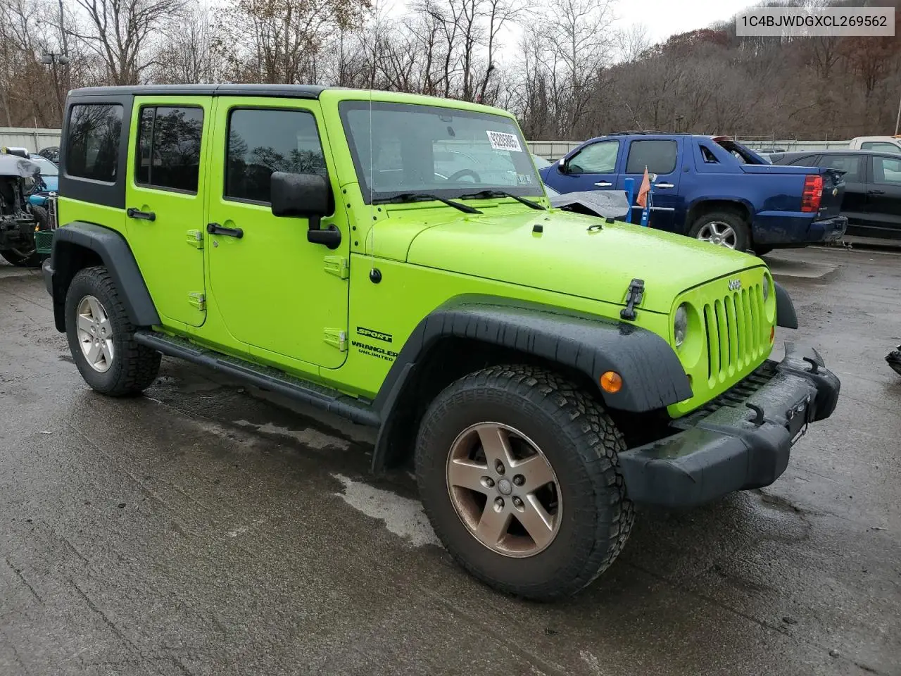 1C4BJWDGXCL269562 2012 Jeep Wrangler Unlimited Sport