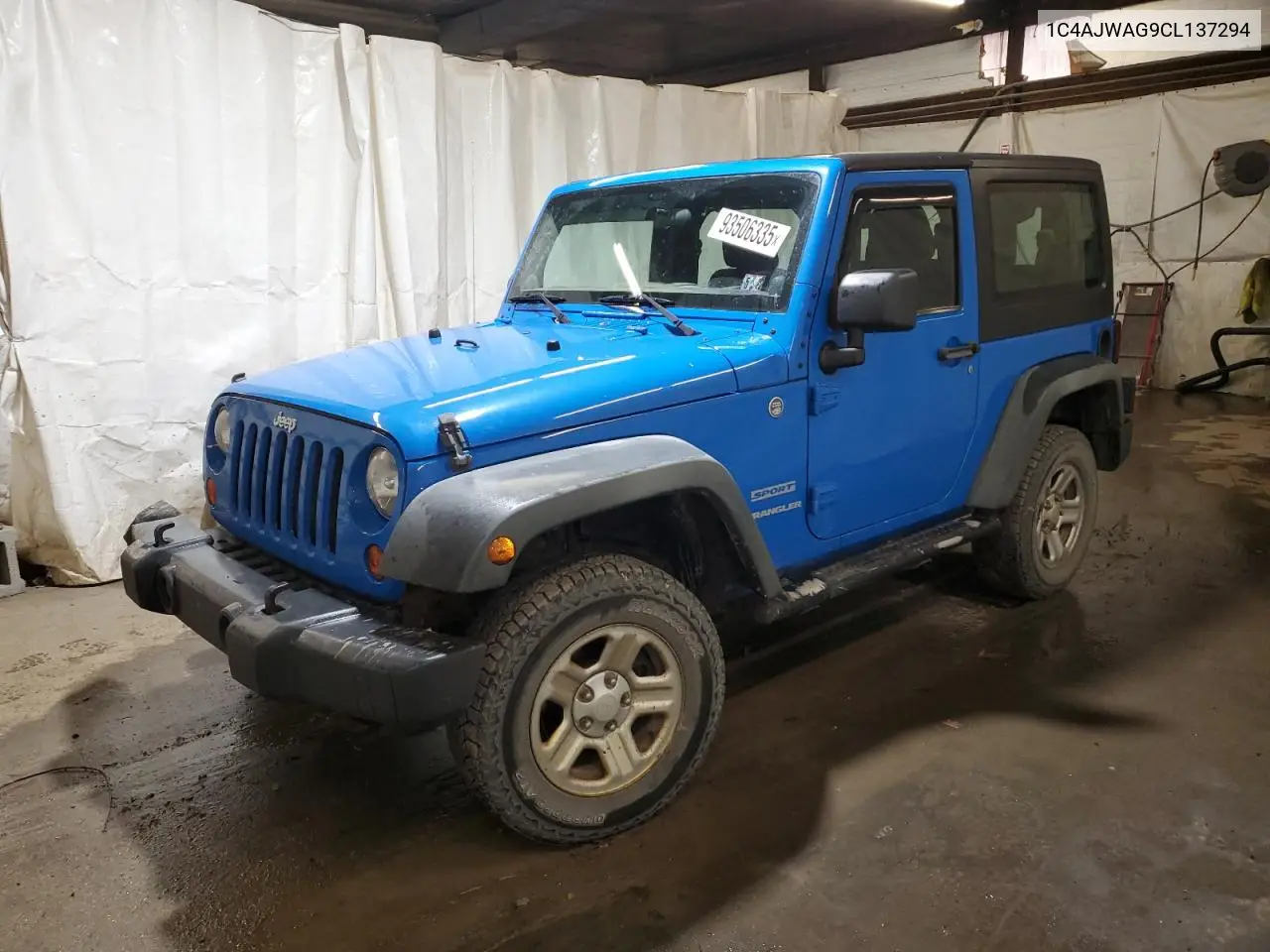 1C4AJWAG9CL137294 2012 Jeep Wrangler Sport