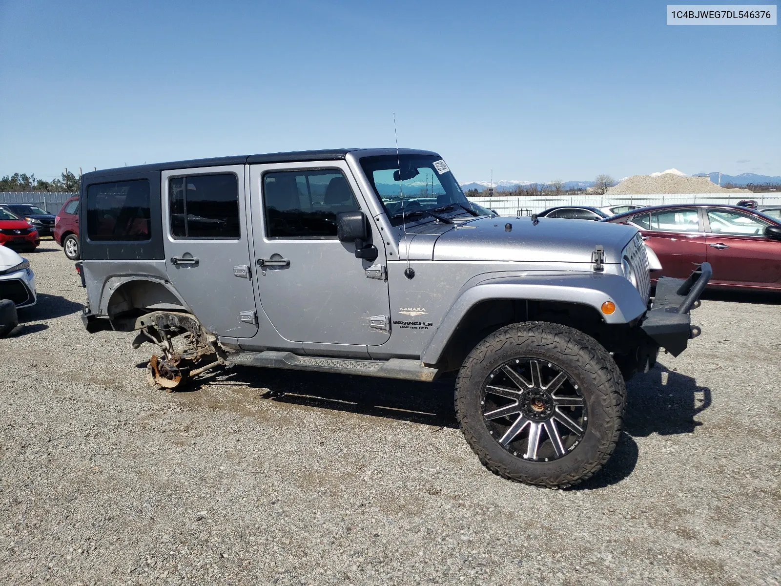 2013 Jeep Wrangler Unlimited Sahara VIN: 1C4BJWEG7DL546376 Lot: 45778034