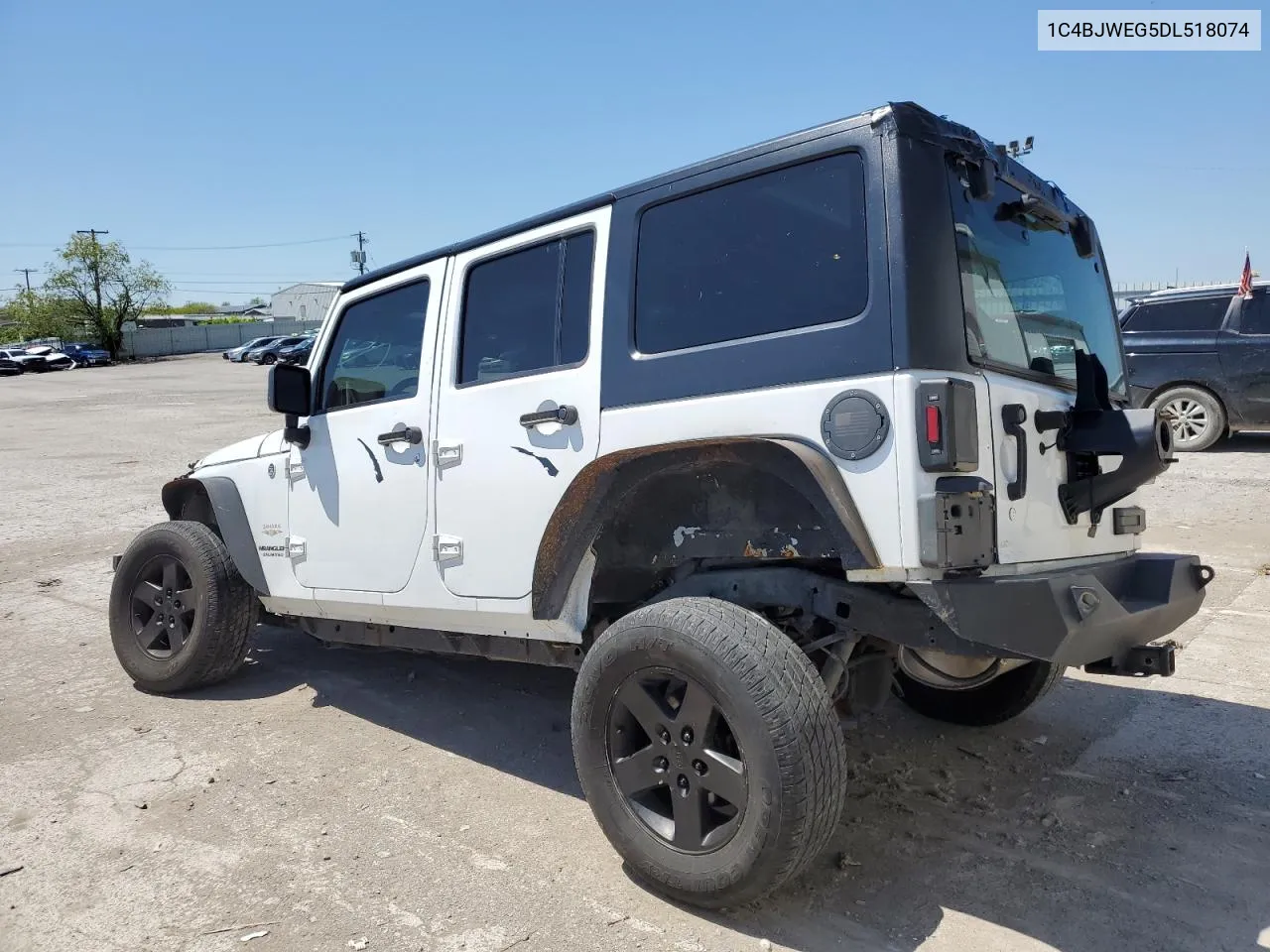 1C4BJWEG5DL518074 2013 Jeep Wrangler Unlimited Sahara