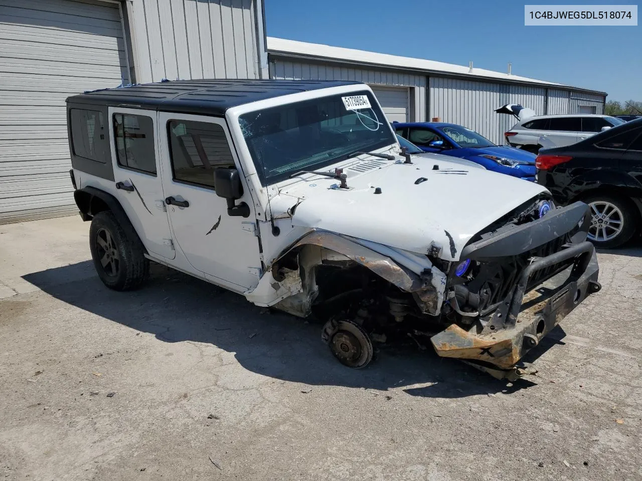 2013 Jeep Wrangler Unlimited Sahara VIN: 1C4BJWEG5DL518074 Lot: 51739054