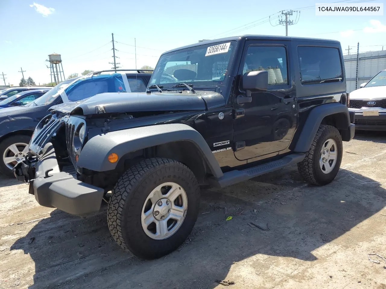 2013 Jeep Wrangler Sport VIN: 1C4AJWAG9DL644567 Lot: 52656144