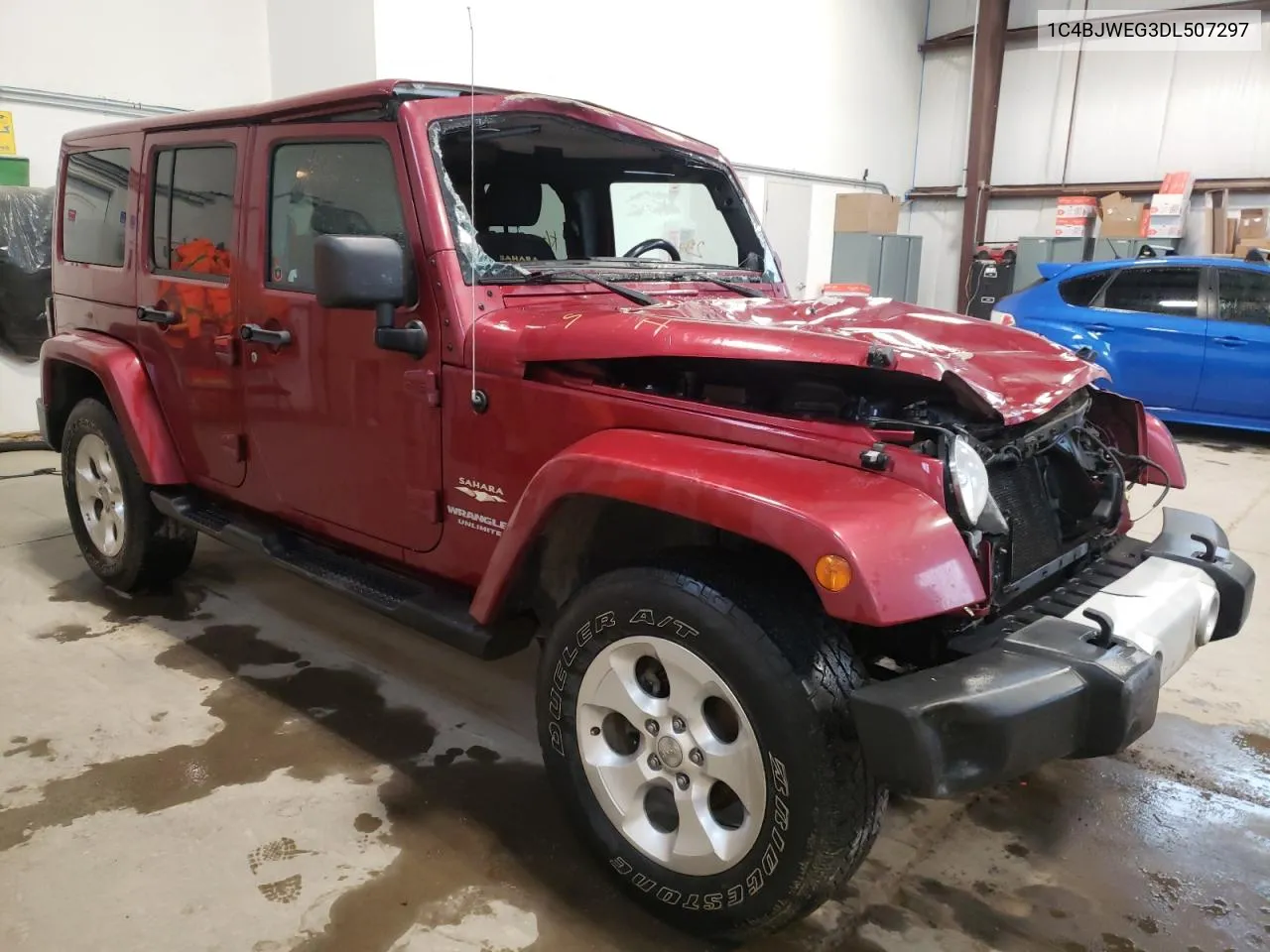 2013 Jeep Wrangler Unlimited Sahara VIN: 1C4BJWEG3DL507297 Lot: 54195302