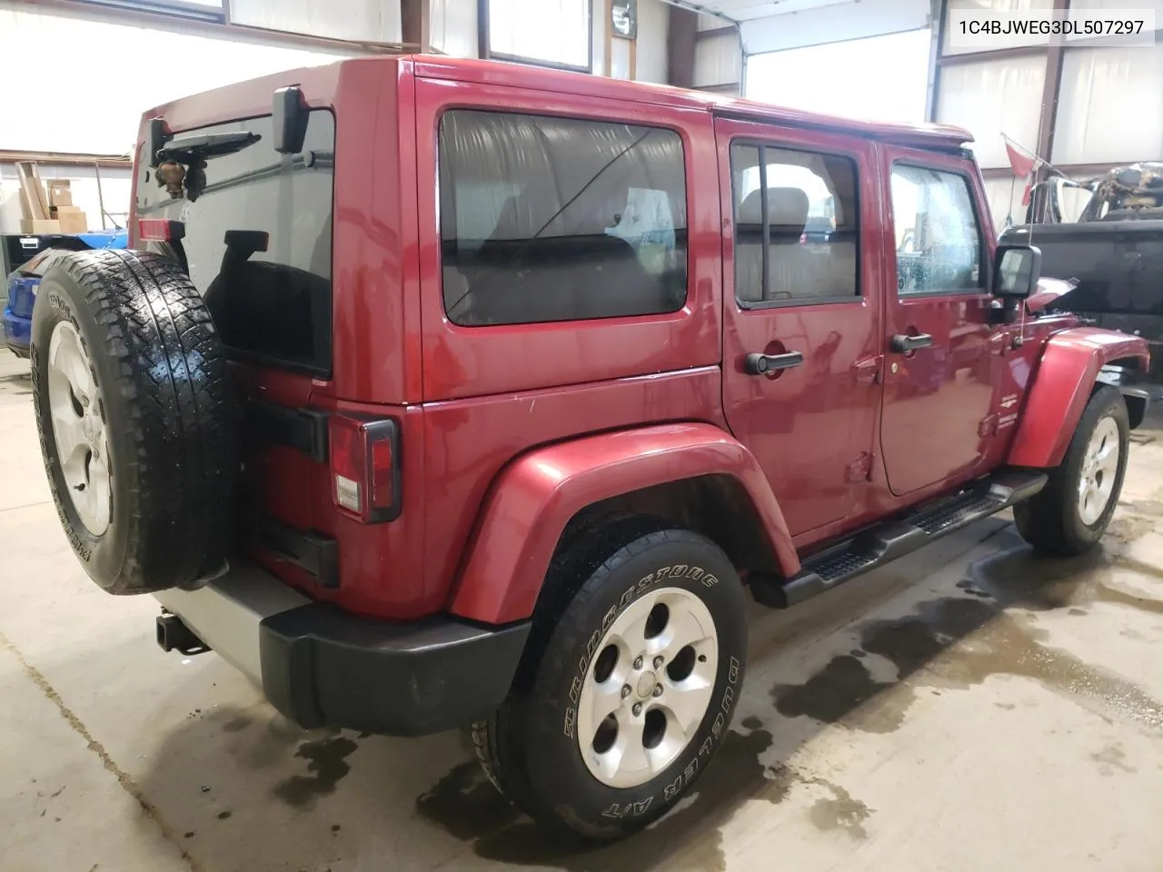 2013 Jeep Wrangler Unlimited Sahara VIN: 1C4BJWEG3DL507297 Lot: 54195302