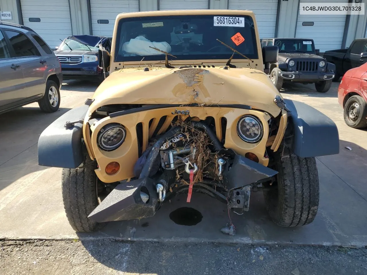 2013 Jeep Wrangler Unlimited Sport VIN: 1C4BJWDG3DL701328 Lot: 56816304