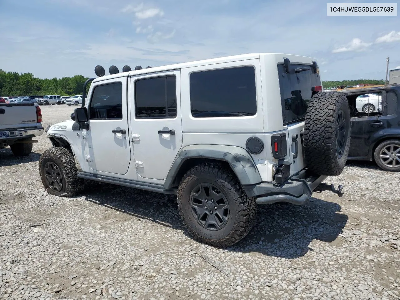 2013 Jeep Wrangler Unlimited Sahara VIN: 1C4HJWEG5DL567639 Lot: 57699844