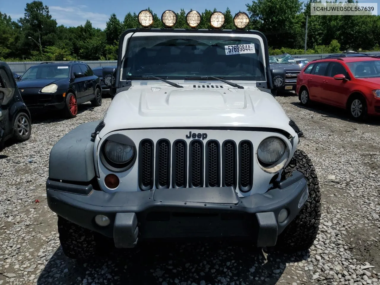 2013 Jeep Wrangler Unlimited Sahara VIN: 1C4HJWEG5DL567639 Lot: 57699844