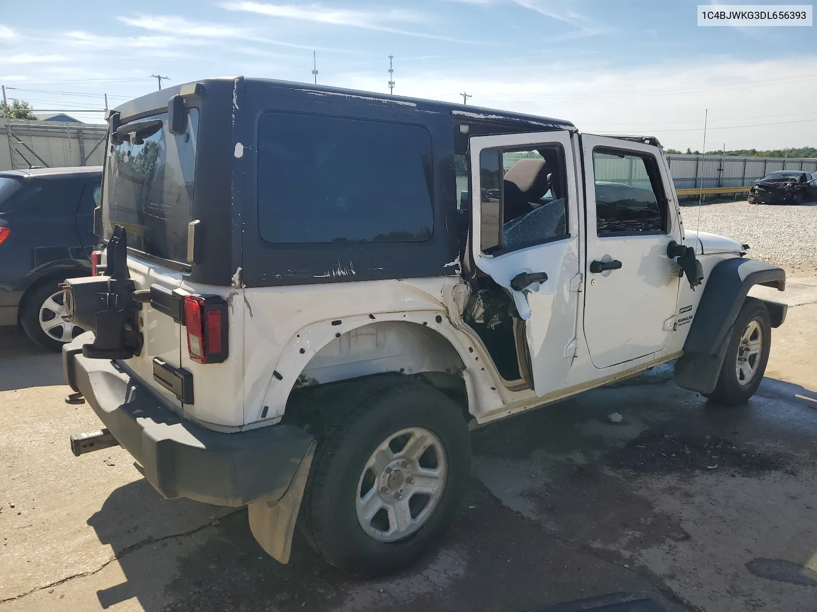 1C4BJWKG3DL656393 2013 Jeep Wrangler Unlimited Sport