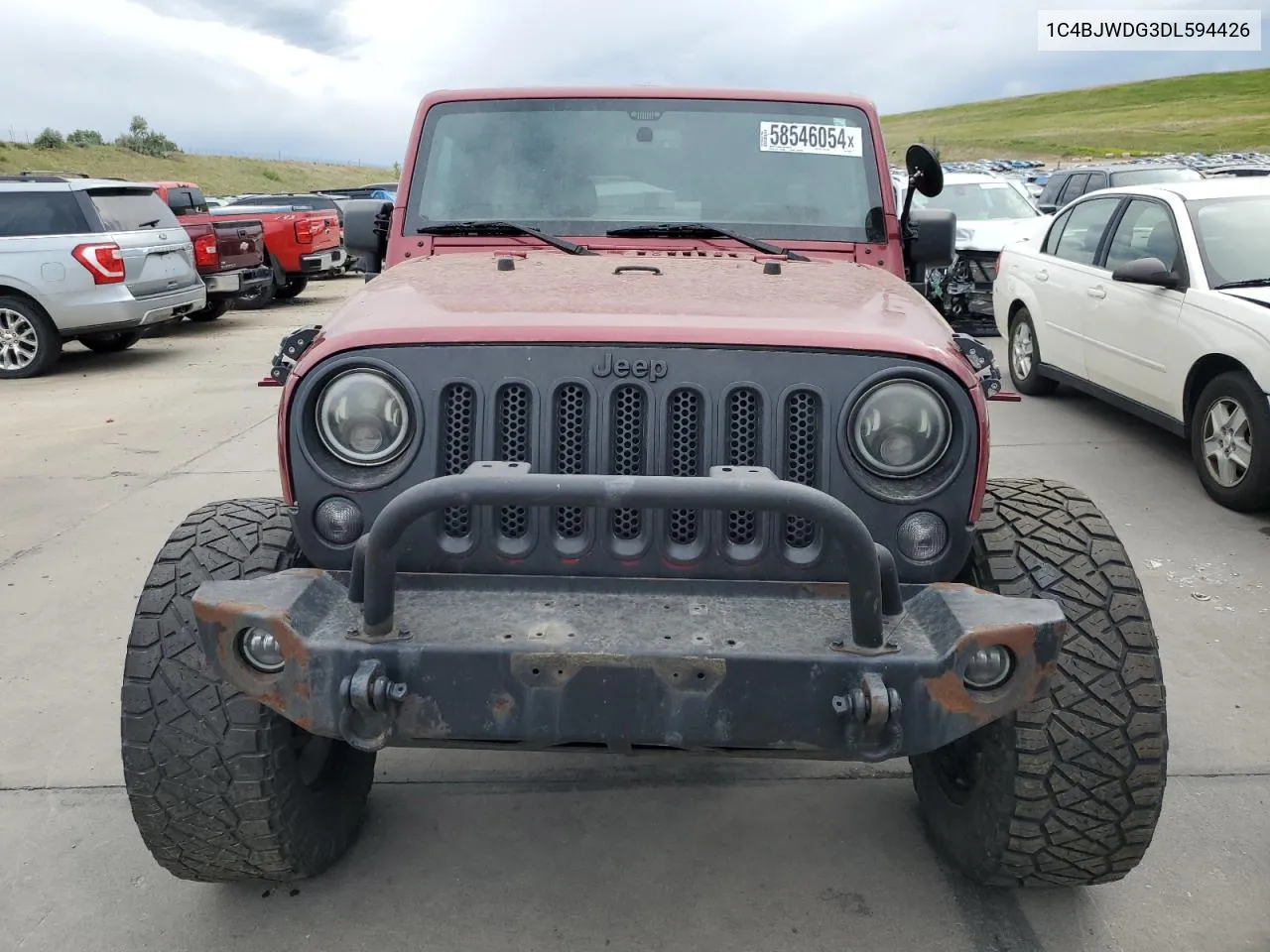 1C4BJWDG3DL594426 2013 Jeep Wrangler Unlimited Sport