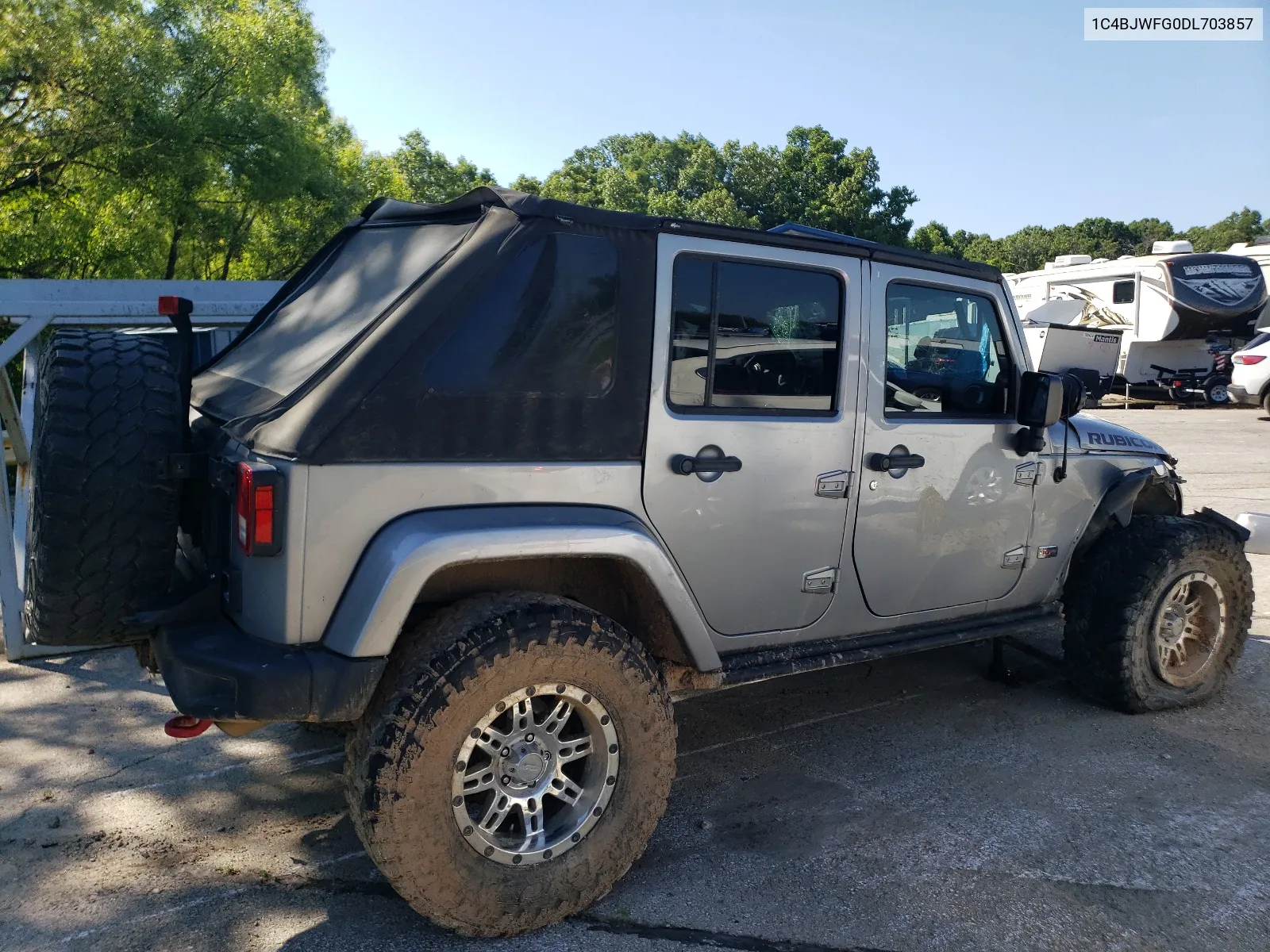 2013 Jeep Wrangler Unlimited Rubicon VIN: 1C4BJWFG0DL703857 Lot: 58944014