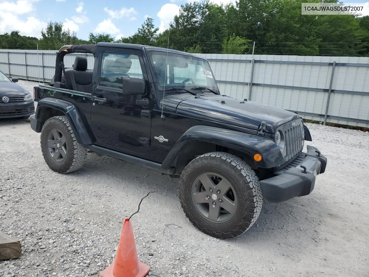 2013 Jeep Wrangler Sport VIN: 1C4AJWAG5DL572007 Lot: 59523414