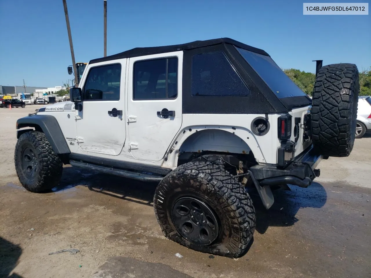 2013 Jeep Wrangler Unlimited Rubicon VIN: 1C4BJWFG5DL647012 Lot: 60105744