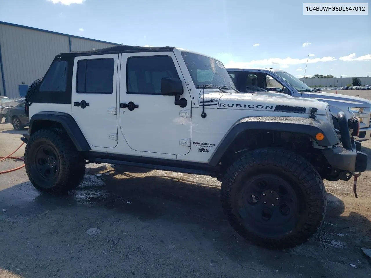 2013 Jeep Wrangler Unlimited Rubicon VIN: 1C4BJWFG5DL647012 Lot: 60105744