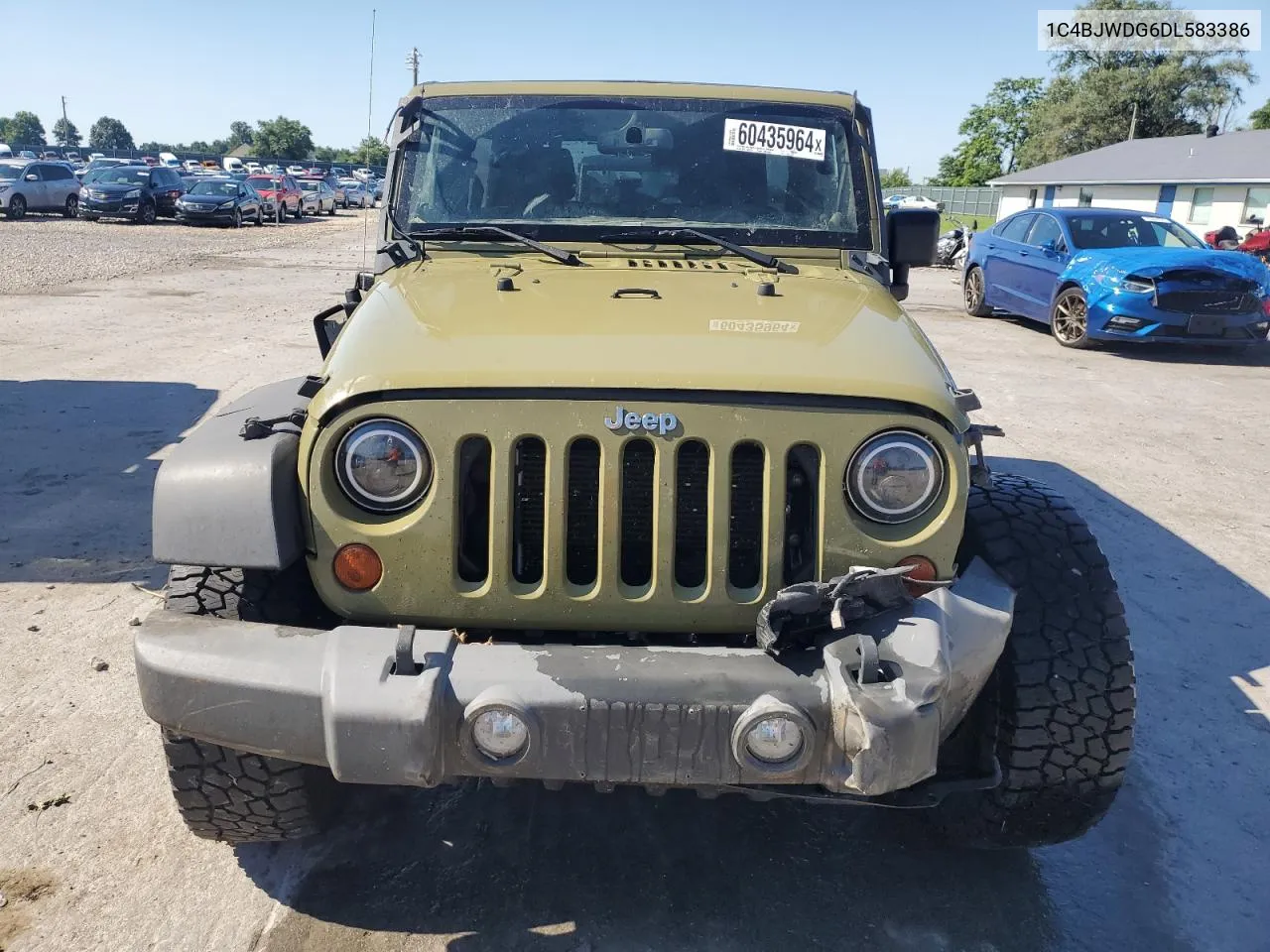 2013 Jeep Wrangler Unlimited Sport VIN: 1C4BJWDG6DL583386 Lot: 60435964