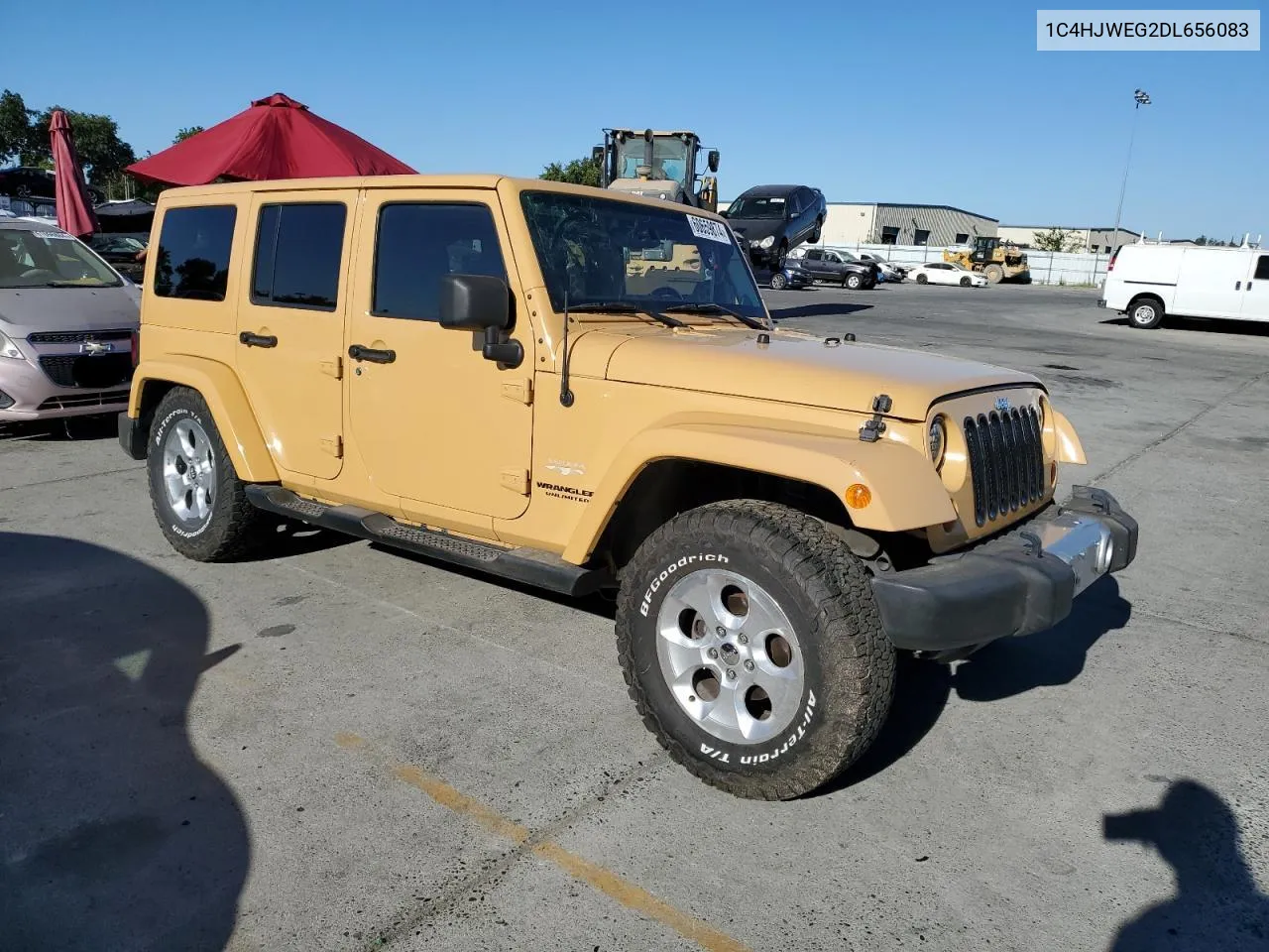 2013 Jeep Wrangler Unlimited Sahara VIN: 1C4HJWEG2DL656083 Lot: 60659874