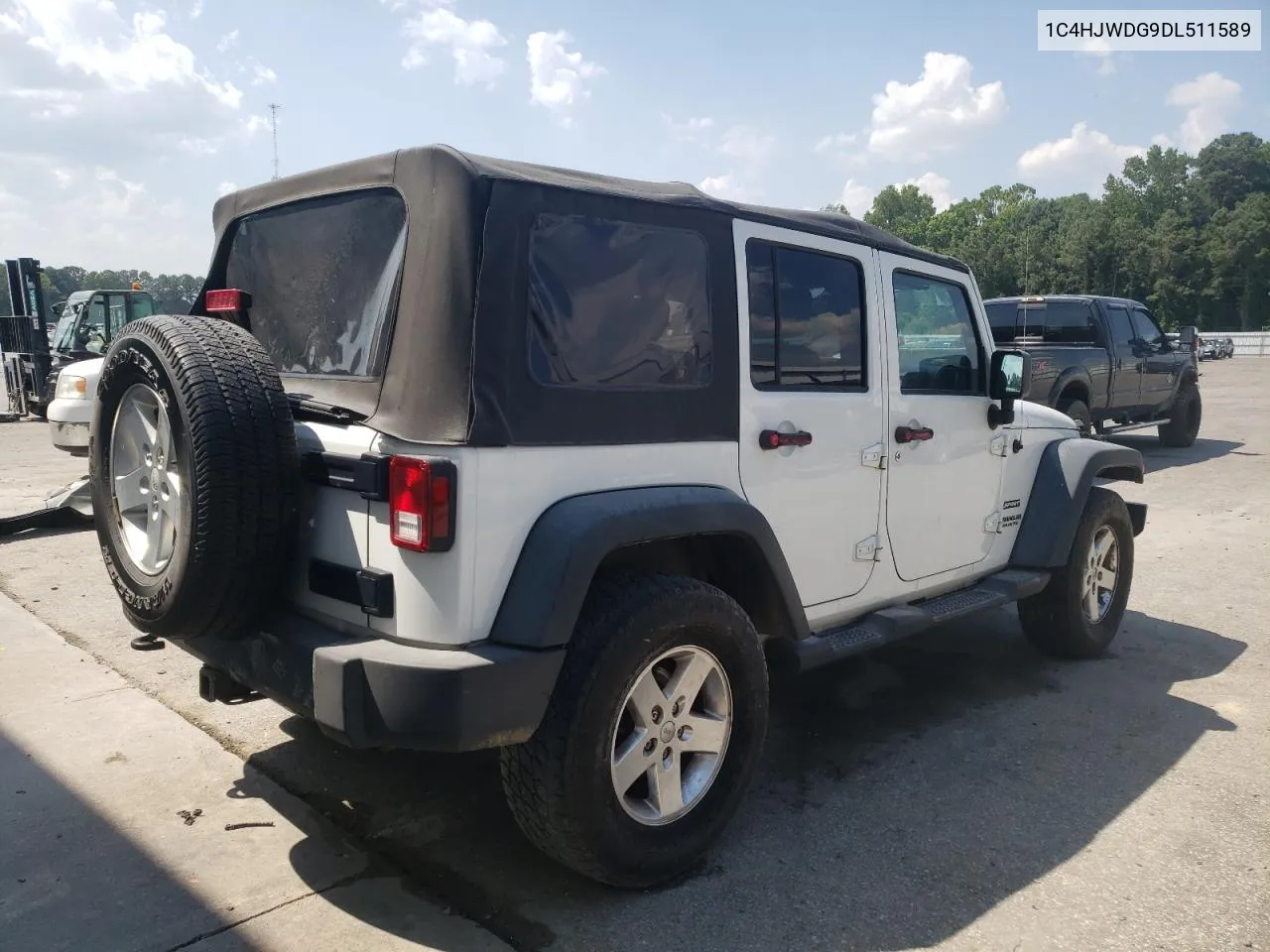 2013 Jeep Wrangler Unlimited Sport VIN: 1C4HJWDG9DL511589 Lot: 60687834