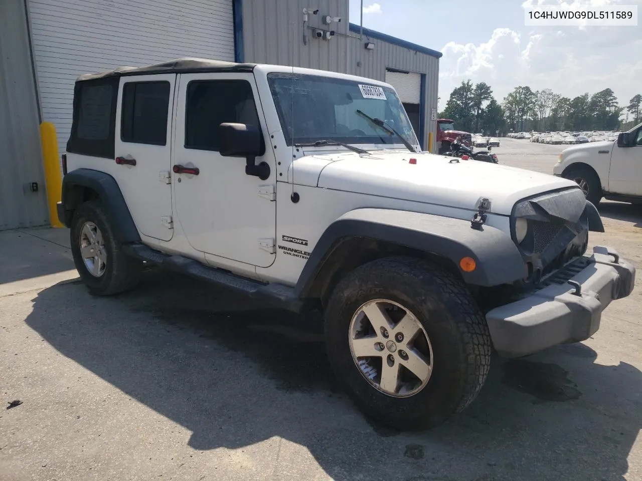 2013 Jeep Wrangler Unlimited Sport VIN: 1C4HJWDG9DL511589 Lot: 60687834