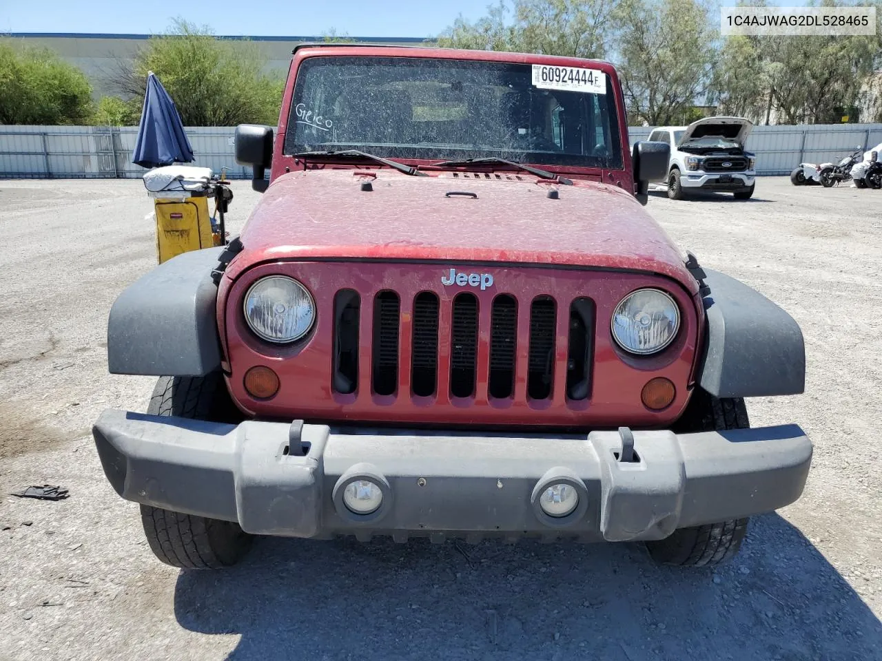 2013 Jeep Wrangler Sport VIN: 1C4AJWAG2DL528465 Lot: 60924444