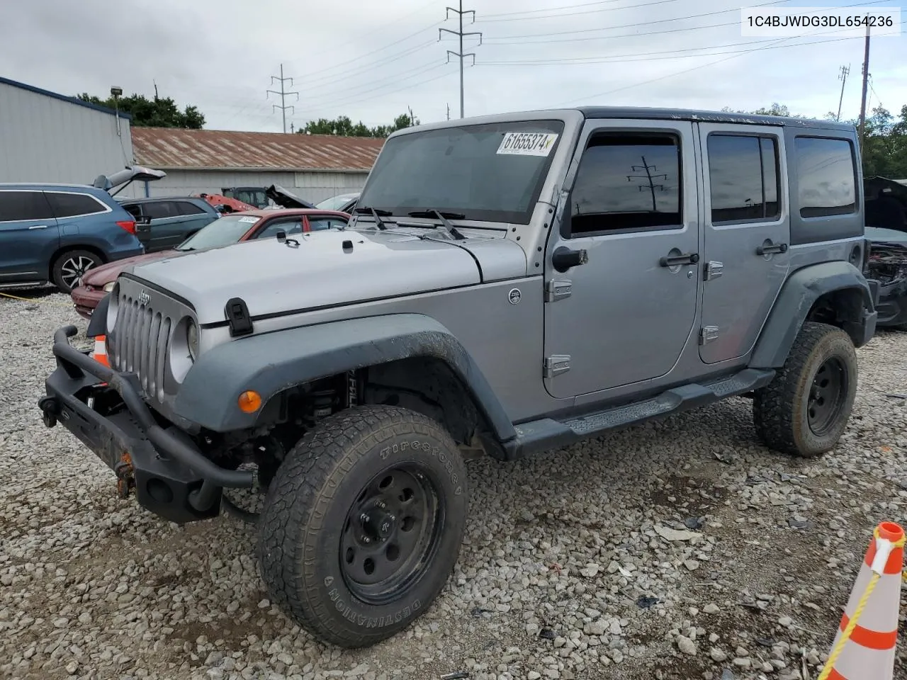 2013 Jeep Wrangler Unlimited Sport VIN: 1C4BJWDG3DL654236 Lot: 61655374