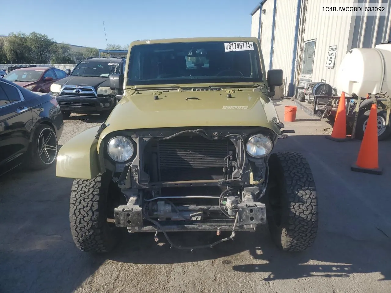 2013 Jeep Wrangler Rubicon VIN: 1C4BJWCG8DL633092 Lot: 61746174