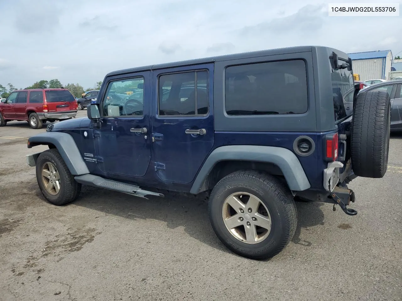 2013 Jeep Wrangler Unlimited Sport VIN: 1C4BJWDG2DL553706 Lot: 61785574