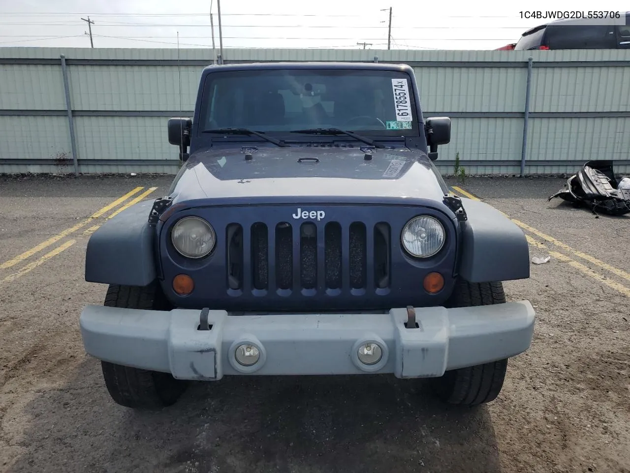 1C4BJWDG2DL553706 2013 Jeep Wrangler Unlimited Sport