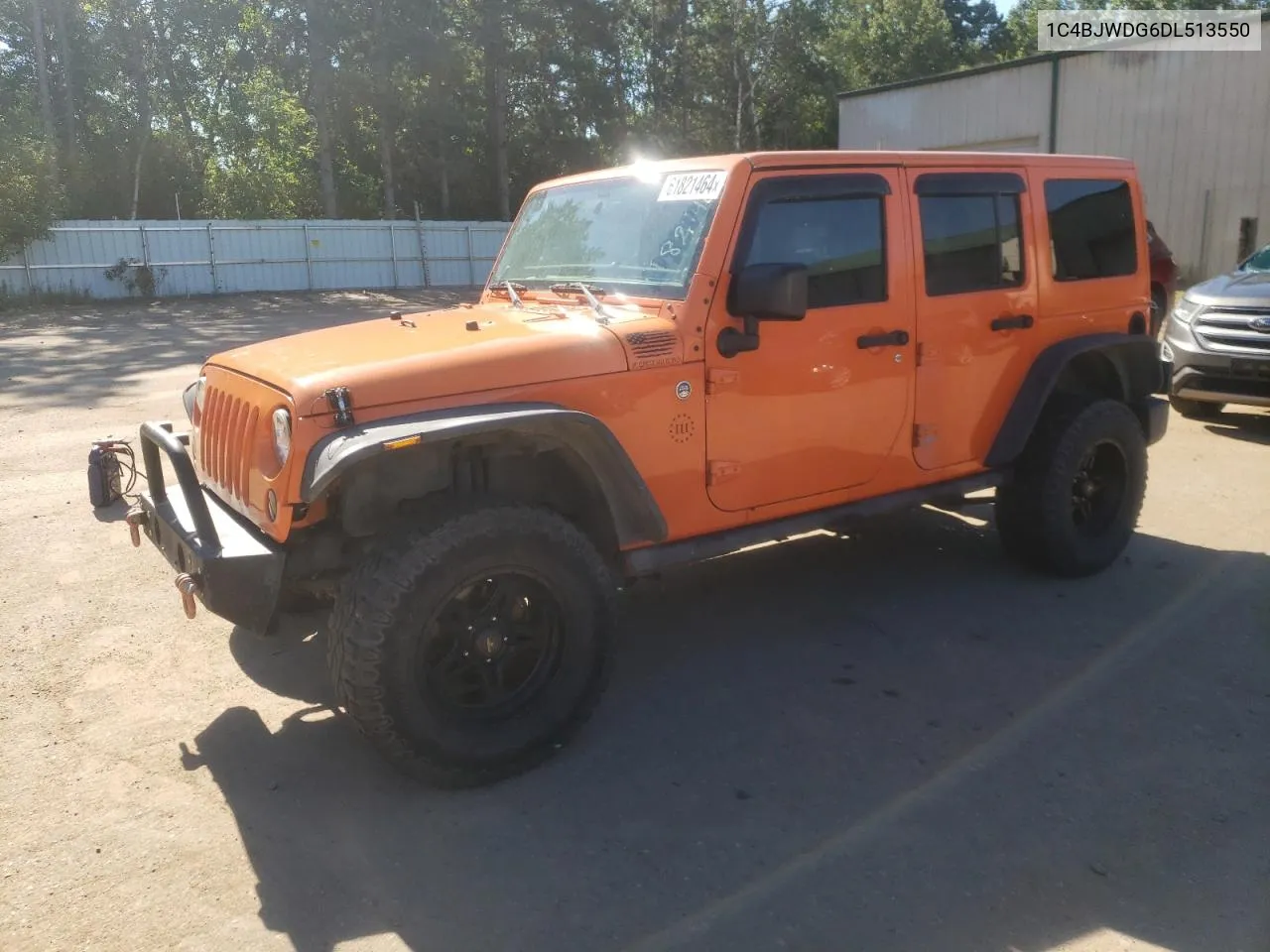 2013 Jeep Wrangler Unlimited Sport VIN: 1C4BJWDG6DL513550 Lot: 61821464