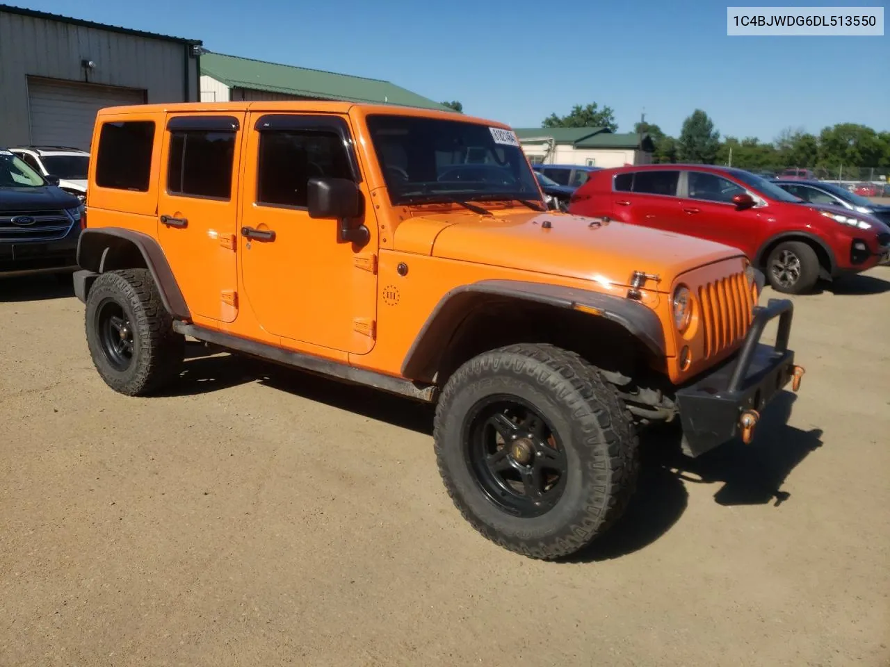 2013 Jeep Wrangler Unlimited Sport VIN: 1C4BJWDG6DL513550 Lot: 61821464