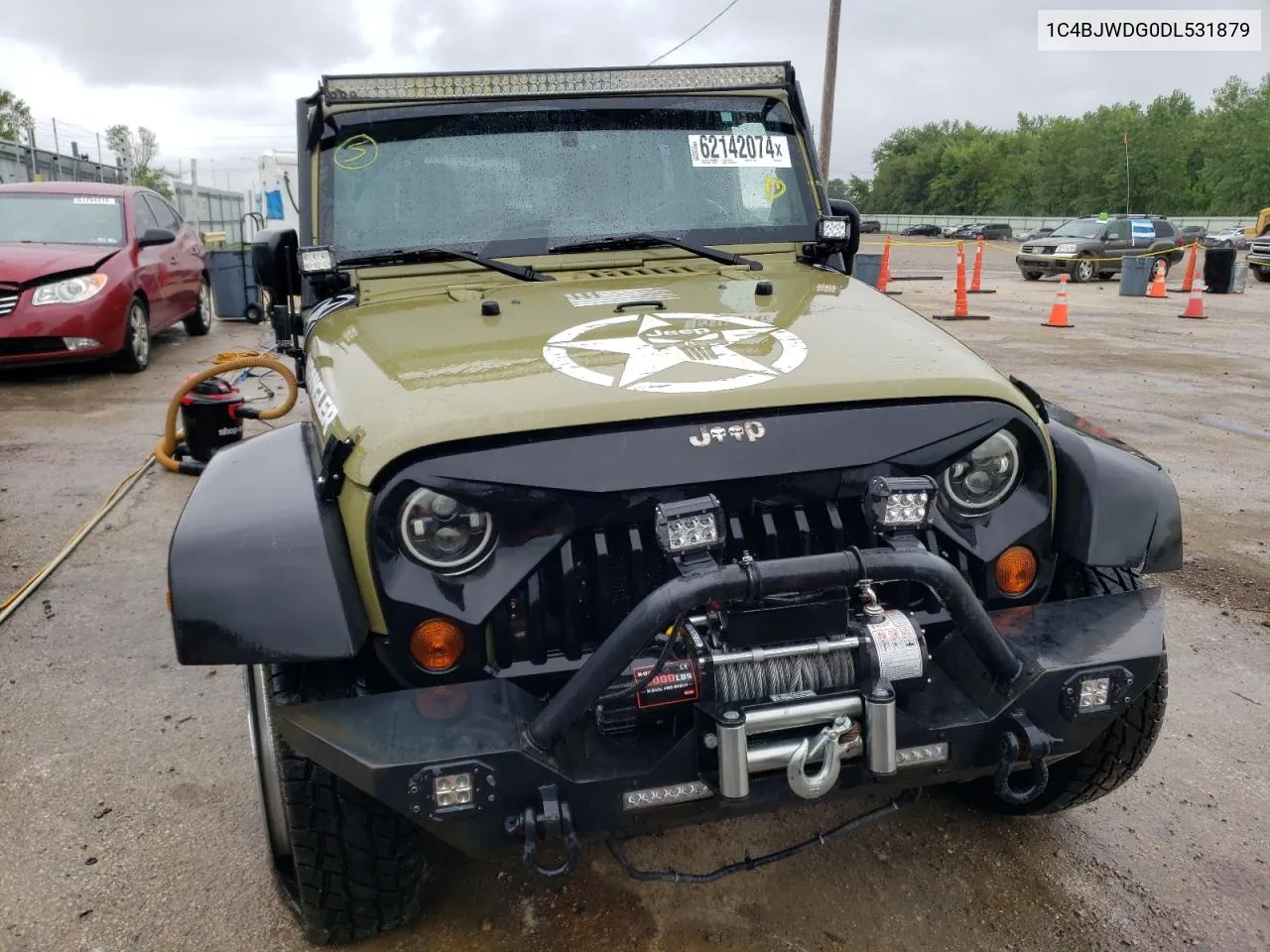 2013 Jeep Wrangler Unlimited Sport VIN: 1C4BJWDG0DL531879 Lot: 62142074