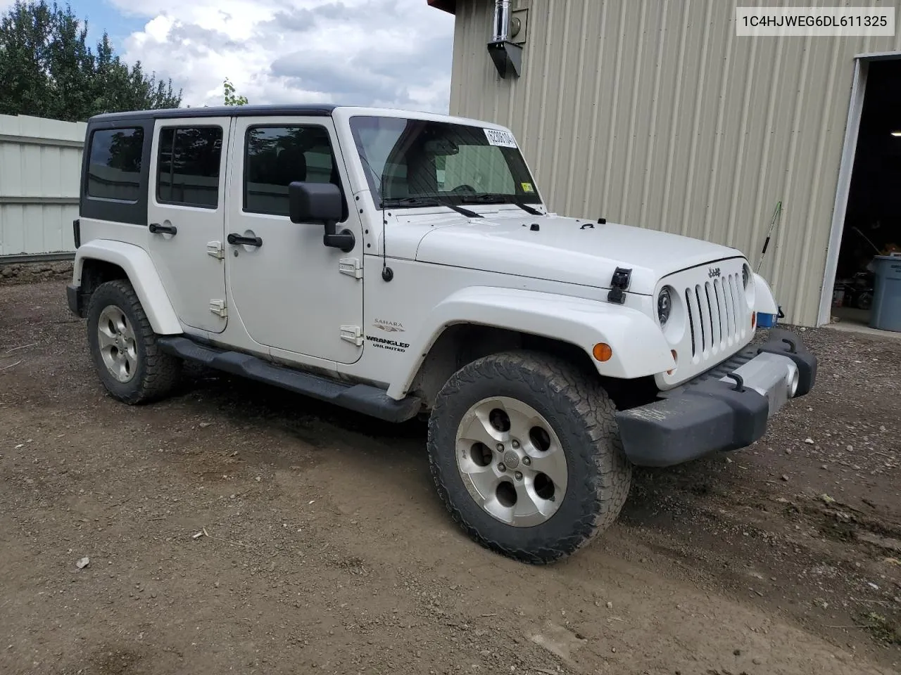 2013 Jeep Wrangler Unlimited Sahara VIN: 1C4HJWEG6DL611325 Lot: 62306104