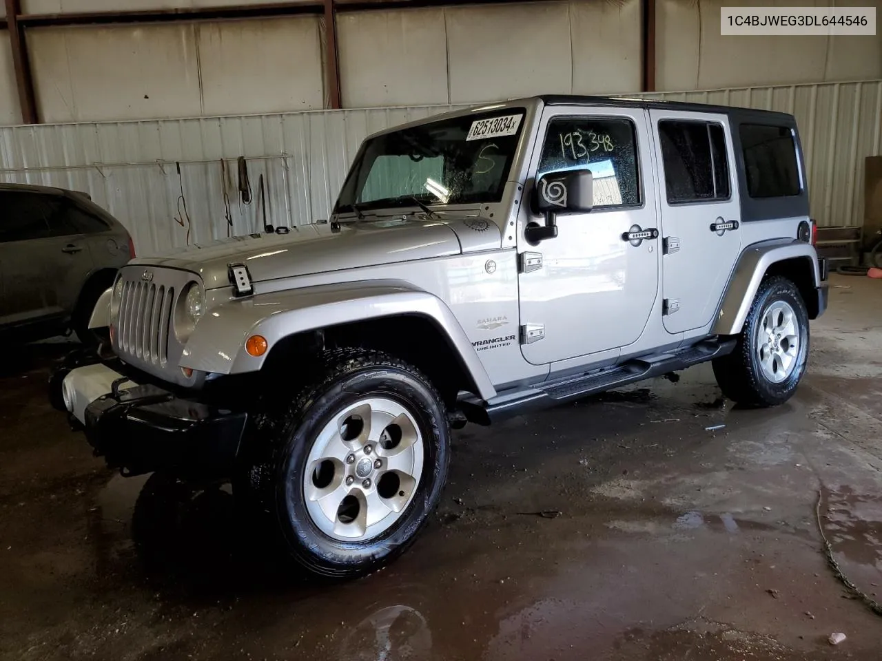 2013 Jeep Wrangler Unlimited Sahara VIN: 1C4BJWEG3DL644546 Lot: 62513034