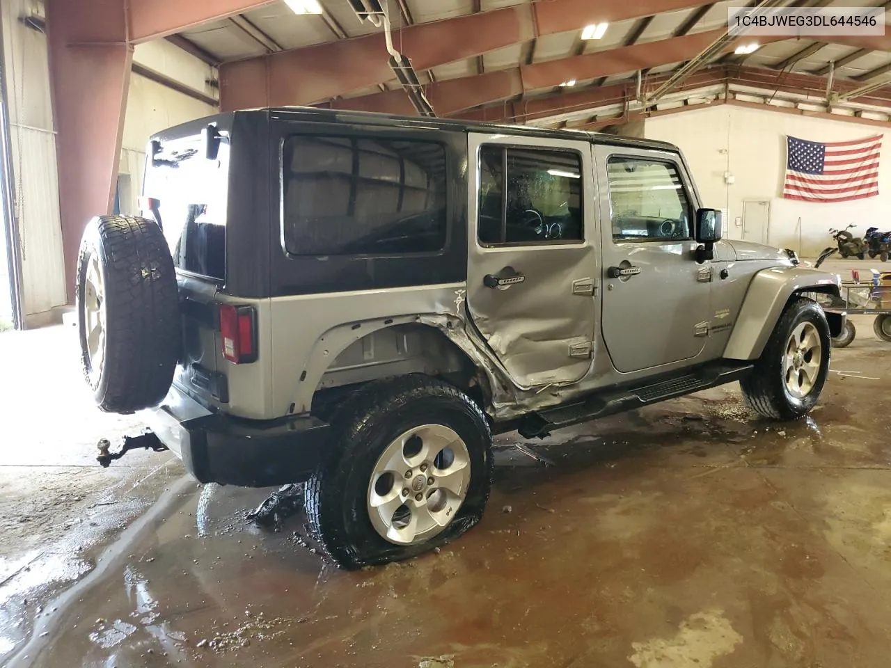 1C4BJWEG3DL644546 2013 Jeep Wrangler Unlimited Sahara