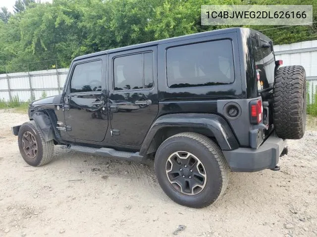 1C4BJWEG2DL626166 2013 Jeep Wrangler Unlimited Sahara