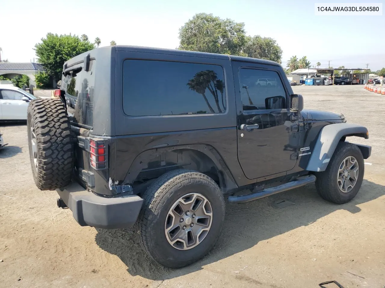 2013 Jeep Wrangler Sport VIN: 1C4AJWAG3DL504580 Lot: 62872204