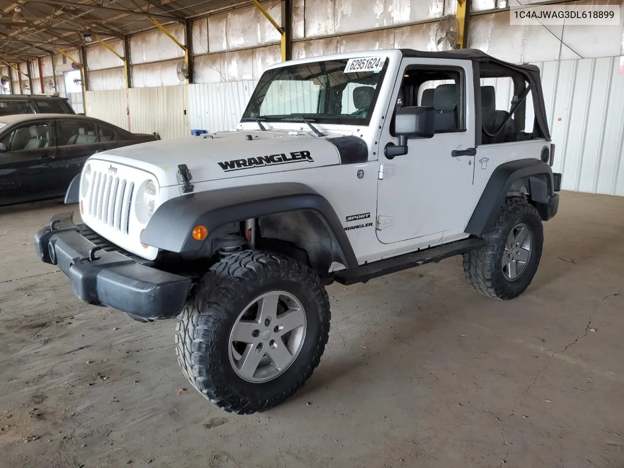 2013 Jeep Wrangler Sport VIN: 1C4AJWAG3DL618899 Lot: 62951624