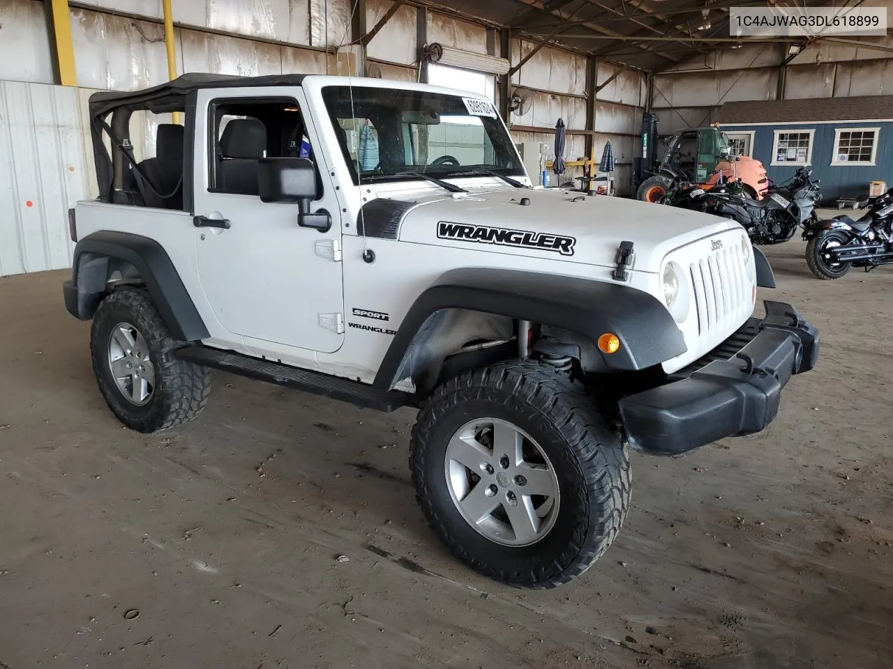 2013 Jeep Wrangler Sport VIN: 1C4AJWAG3DL618899 Lot: 62951624